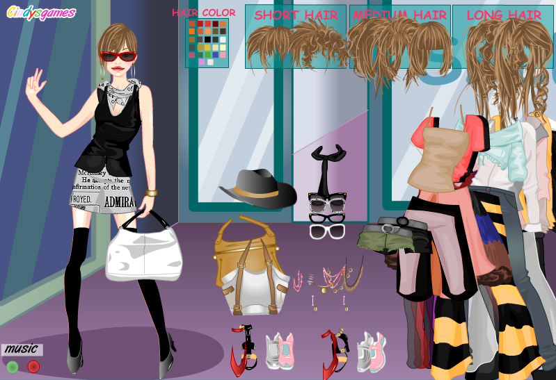 Spring Shopping Dress Up Game
