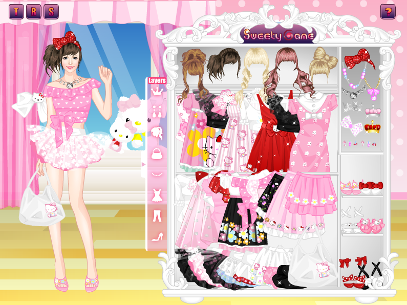 Kitty Princess Dress Up Game