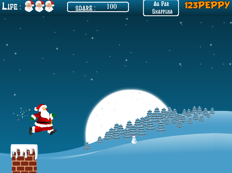 Shop 'N' Dress Santa Claus Jumping