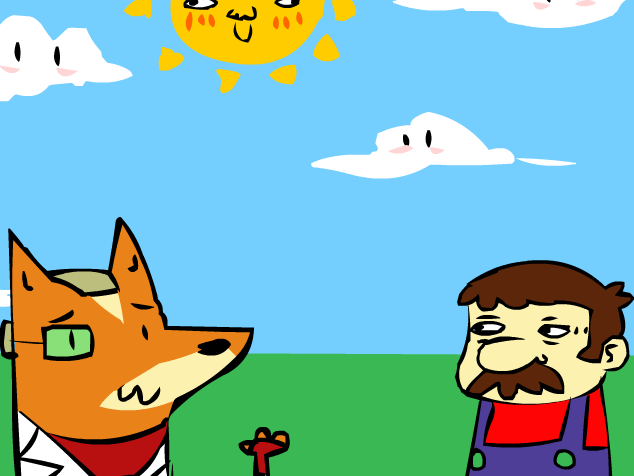 Mario and Fox