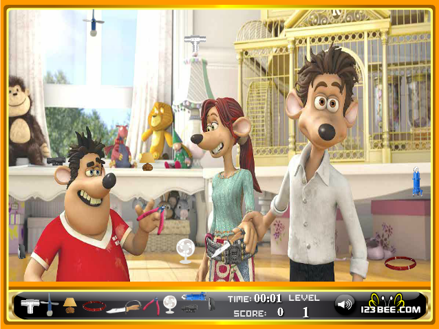 Flushed Away - Hidden Objects