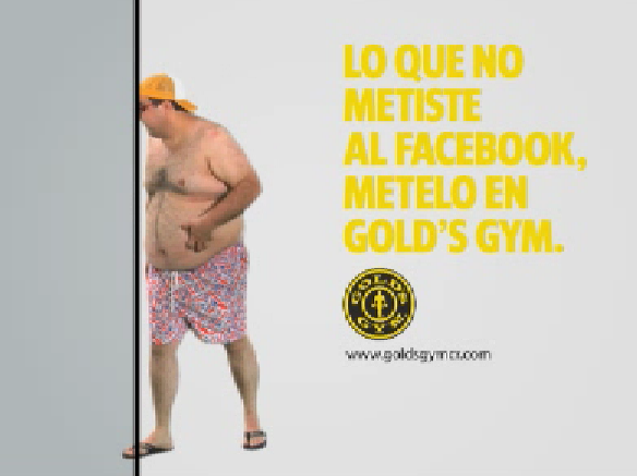 Golds Gym  - Facebook Banner Ad