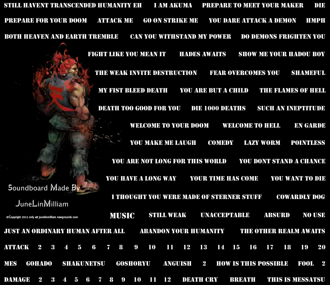 Akuma Soundboard