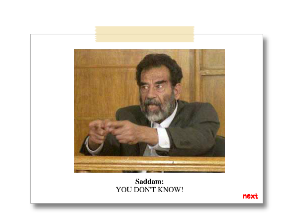 Rock, Paper, Saddam!