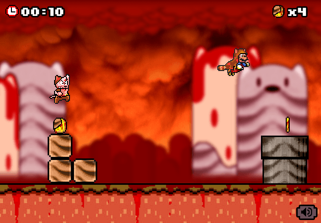 Super Tanooki Skin 2D