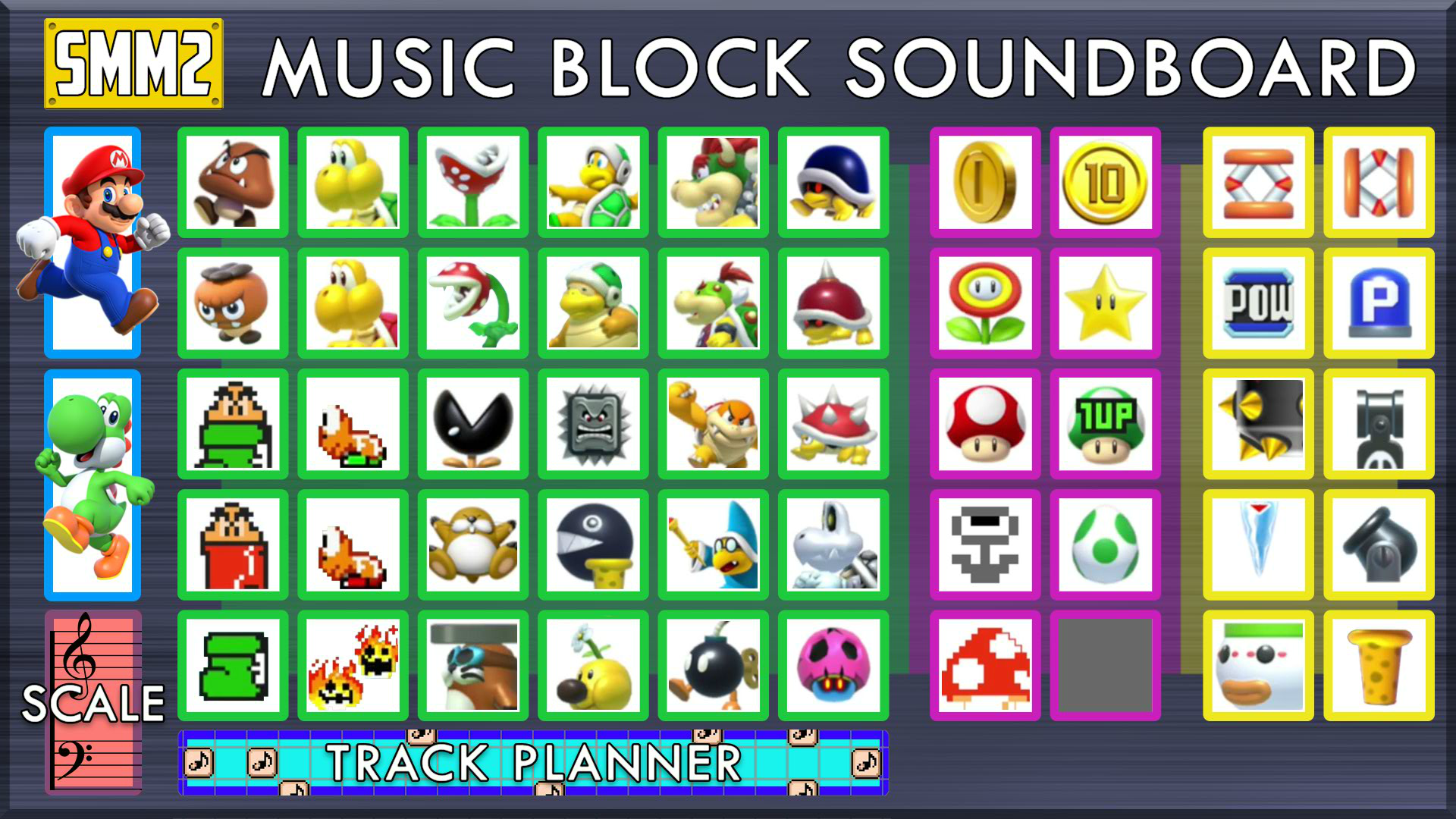 Super Mario Maker 2 Music Block Soundboard