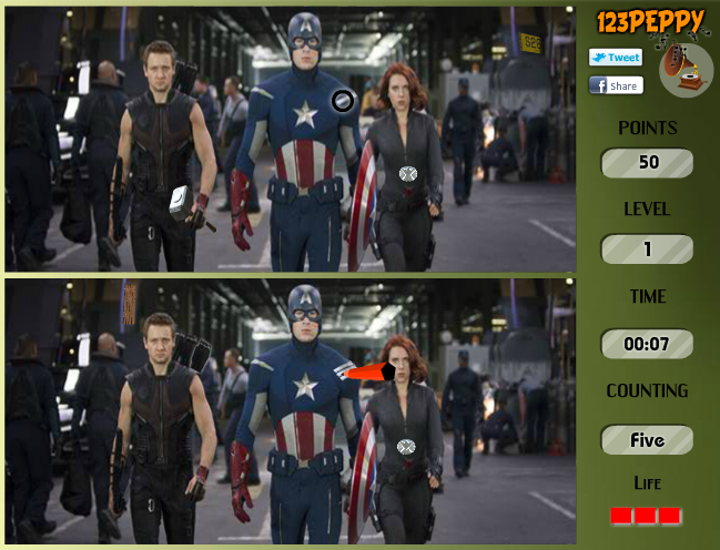 Spot 6 Diff Avengers