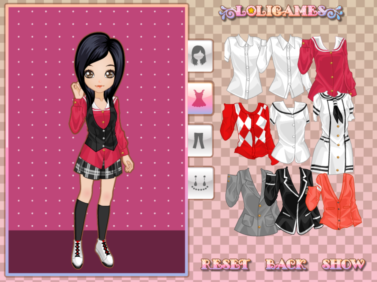 School Uniform Cutie Makeover