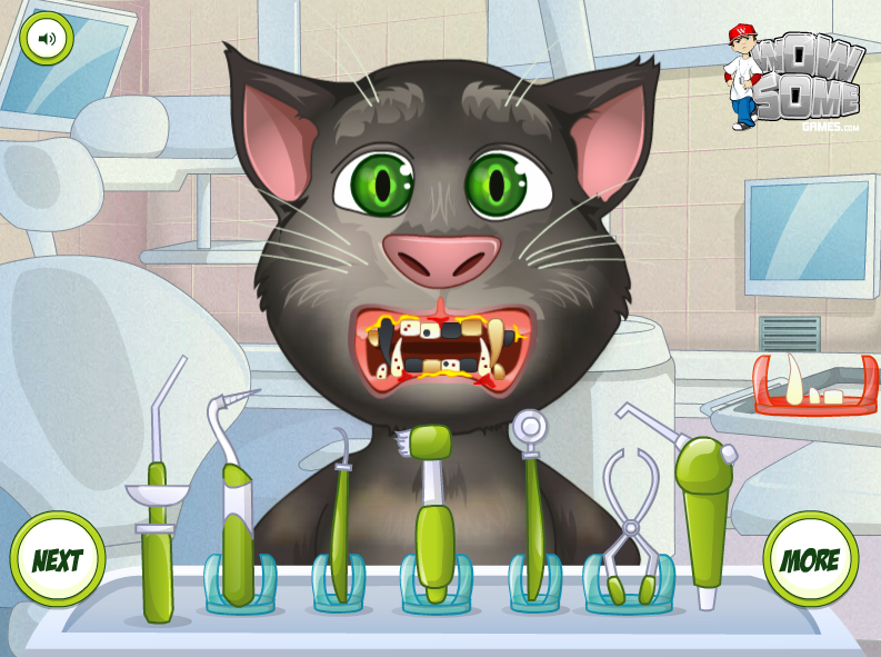 Talking Tom Tooth Problems