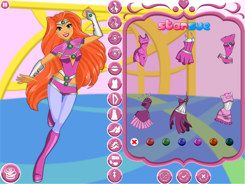 DC Superhero Girls Starfire Dress Up