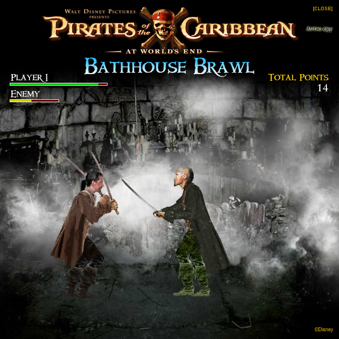 Pirates of the Caribbean: At World's End - Bathhouse Brawl