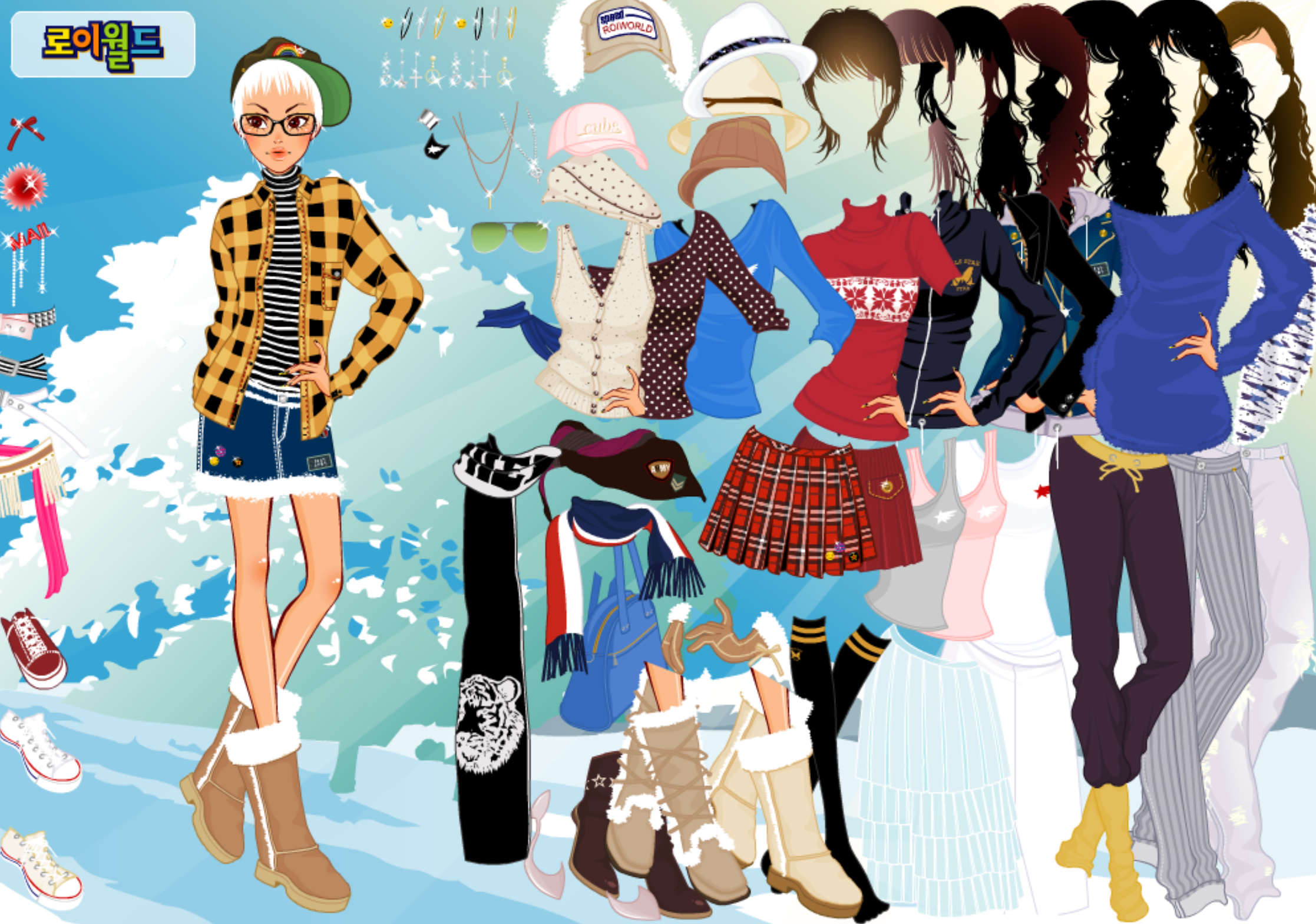 Roiworld Stylish Winter Dressup