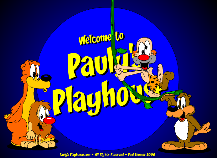 Pauly's Playhouse Website Intro