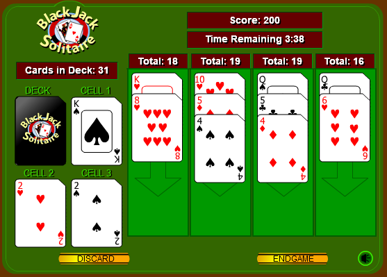 Blackjack Solitaire