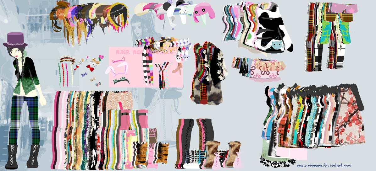 Street Fashion dress up doll