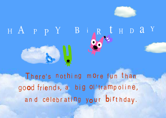 Hoops & Yoyo: Birthday Trampoline