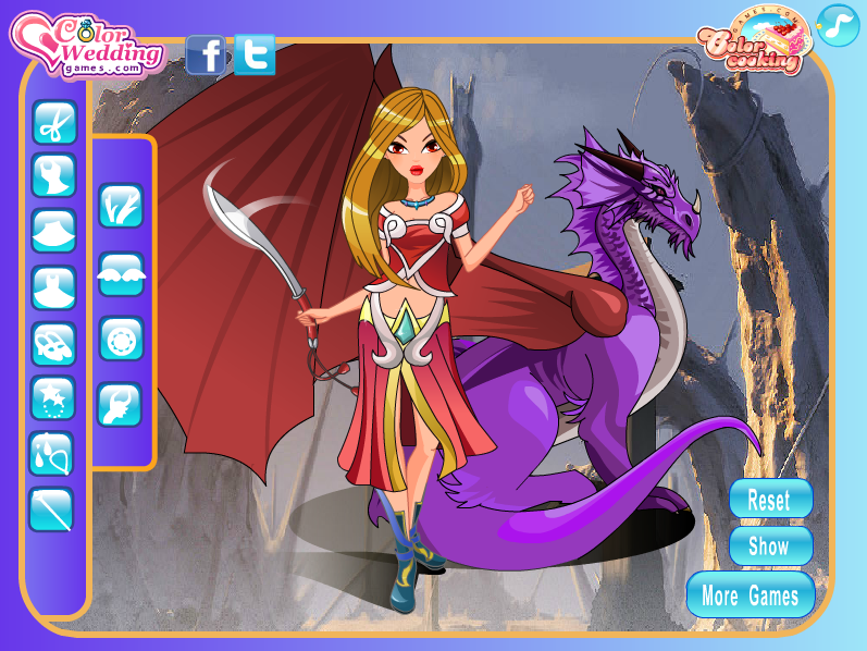 Dragon Tamer Girl Dressup
