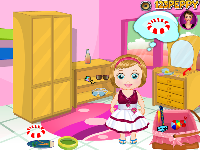 Baby Melisa Beach Fun