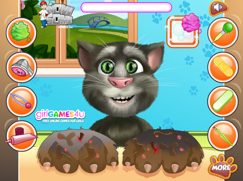 Talking Tom Paw Caring