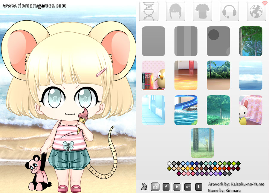 Kemono-Chibi Dress Up Game