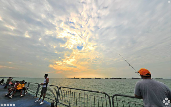 East Coast Park: Bedok Jetty, 8am Virtual Reality Image