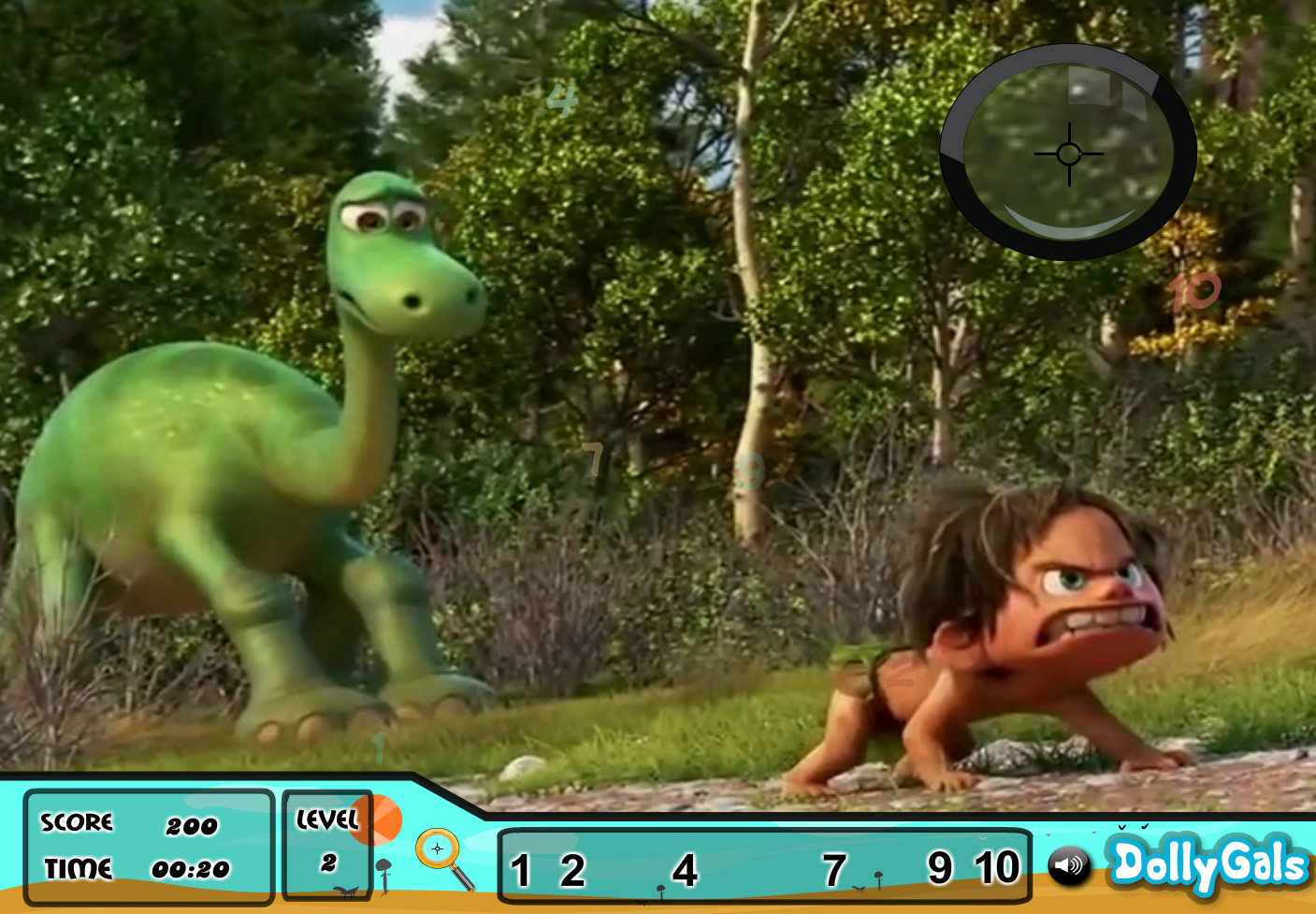 The Good Dinosaur Spot the Numbers