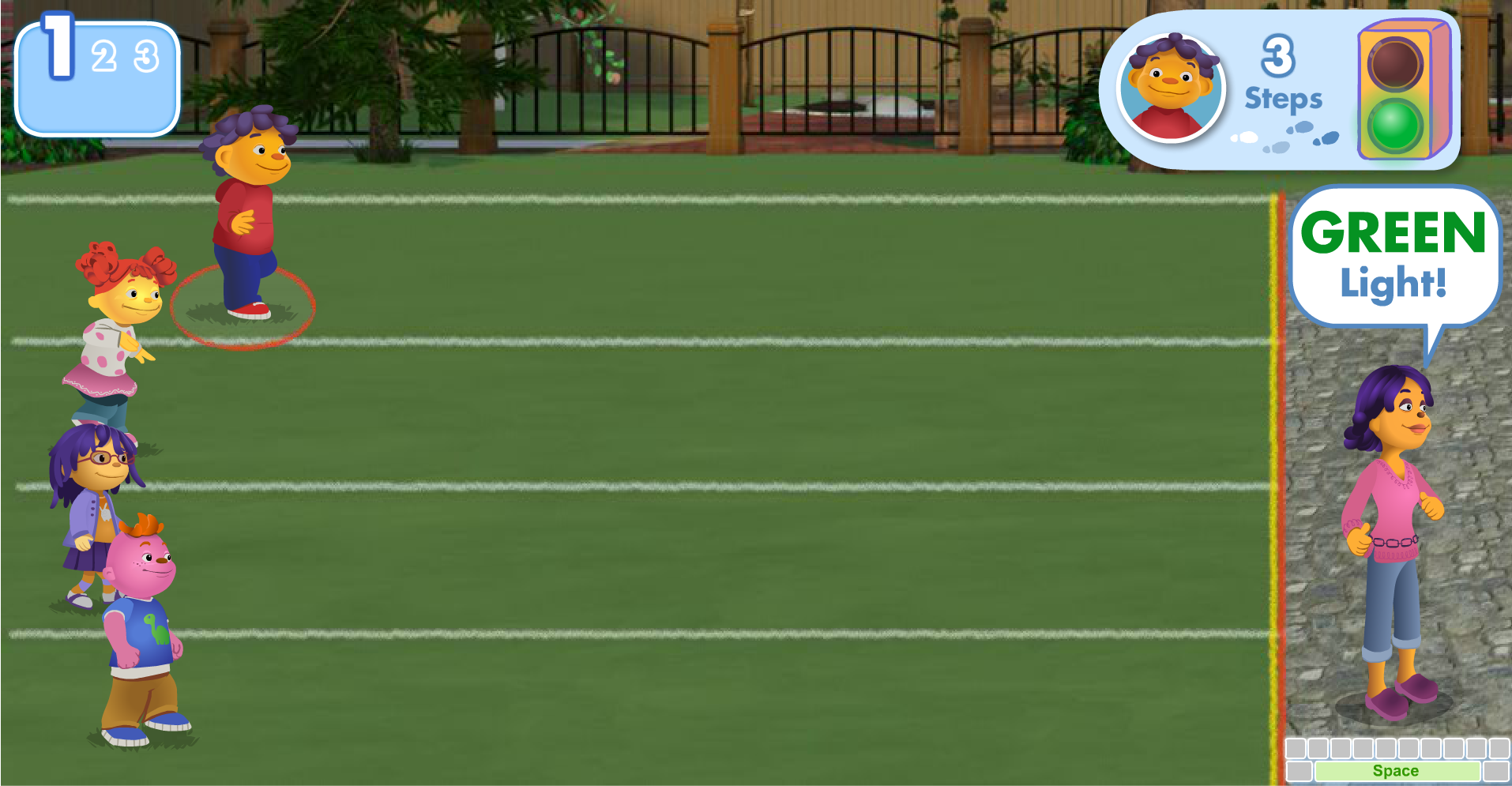 Sid the Science Kid: Red Light Green Light