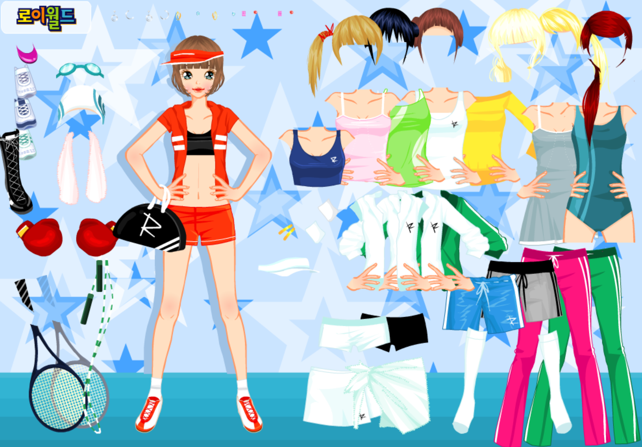 Roiworld Sports Girl Dressup