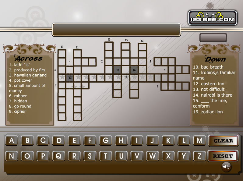 Crossword Game Play - 66