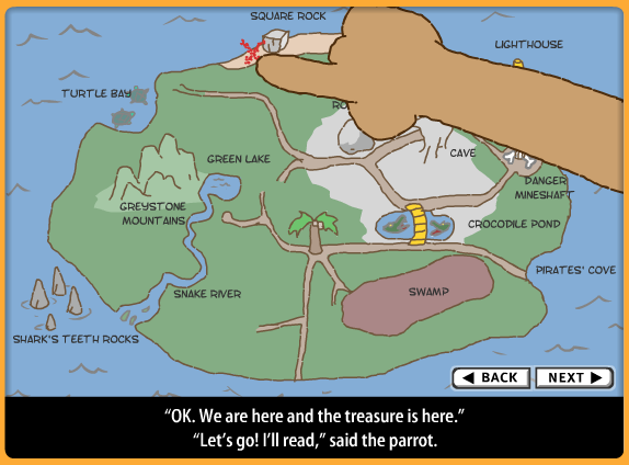 The treasure map