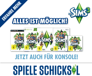 Sims 3 Console Banner