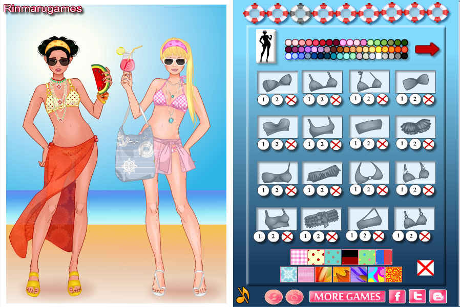 Summer BFF Dress Up Game