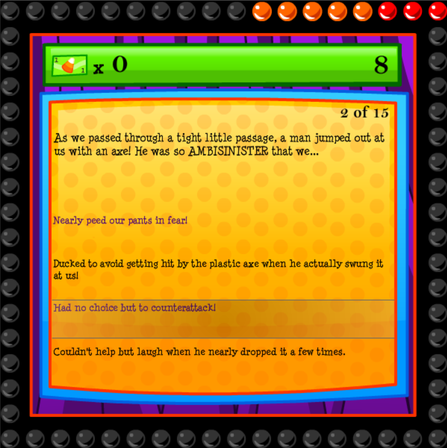 Million Dollar Words: Halloween Edition