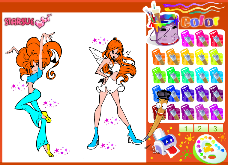 Winx Bloom Coloring