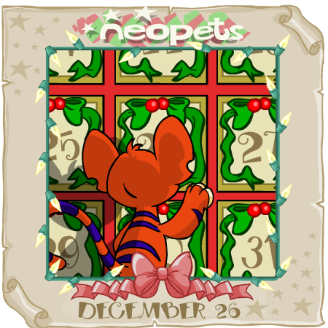 Neopets Advent Calendar 2003: Day 26