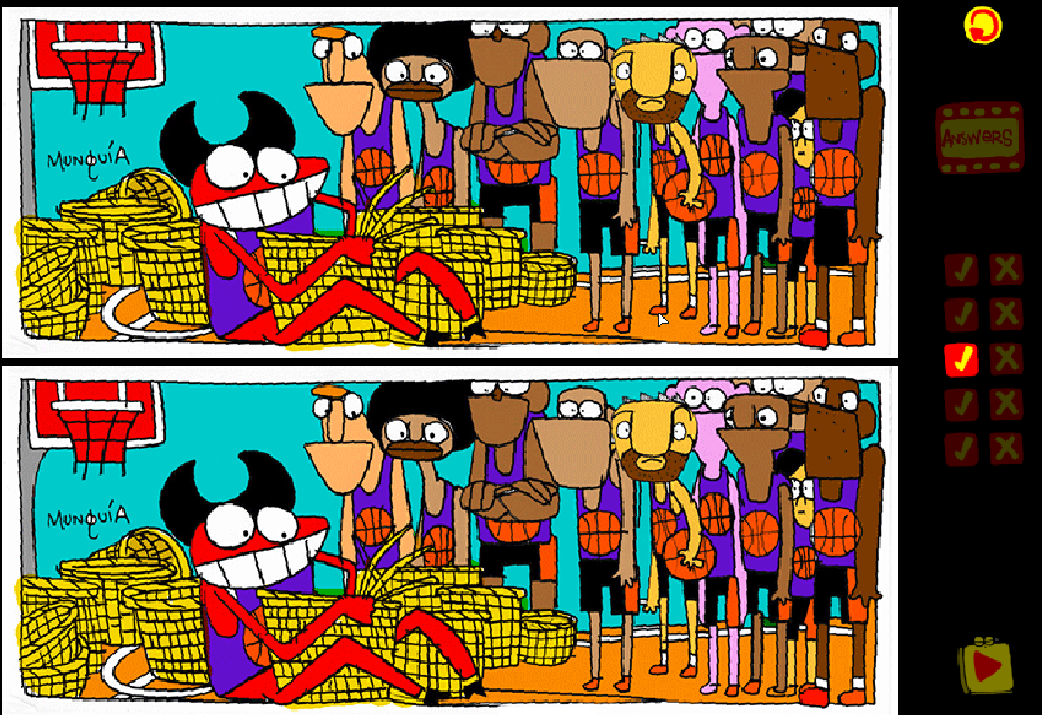 Find The Five Differences Pisuicas