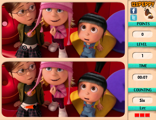 Spot 6 Diff - Despicable Me 2