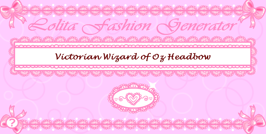 Lolita Fashion Generator