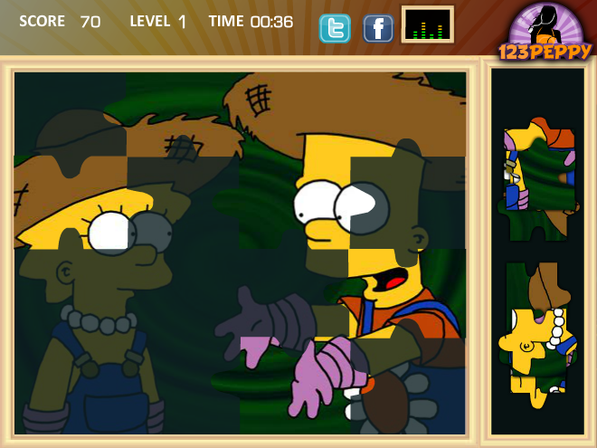 Puzzle Mania Brat Simpson