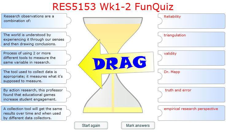 Match Up Quiz