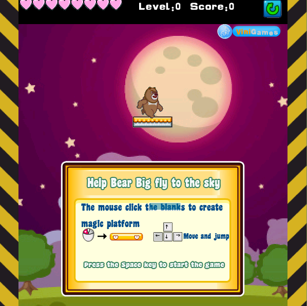 Bear Big Fly to the Moon