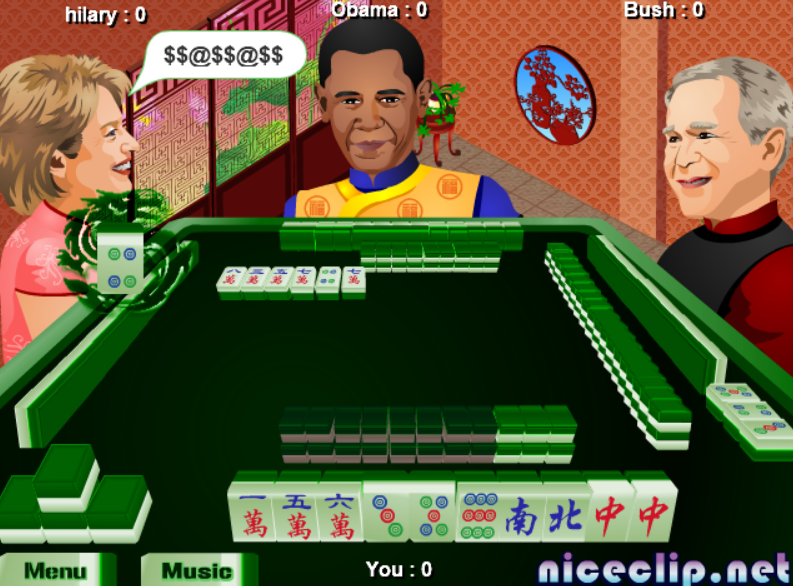 Obama Traditional Mahjong