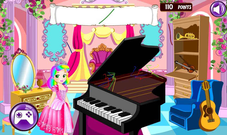 Princess Juliet Piano Lesson