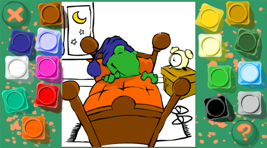 Berthe la Grenouille - Coloriage 5