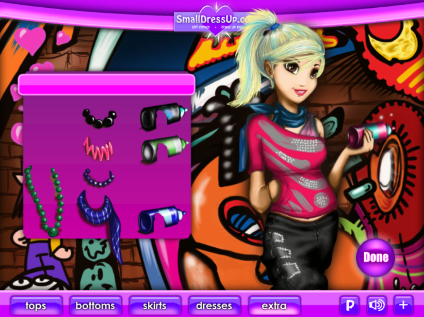 Graffiti Girl Dress Up