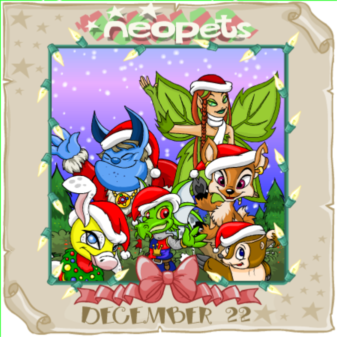 Neopets Advent Calendar 2003: Day 22