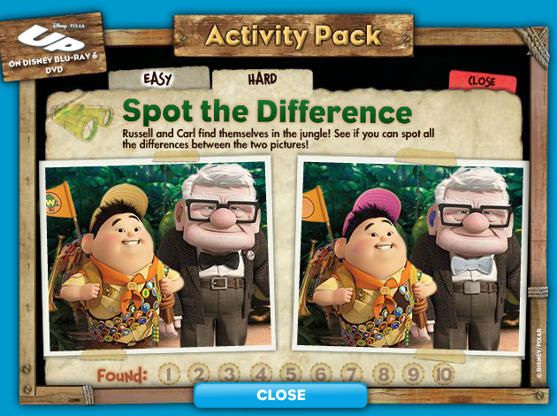 Up: Activity Pack