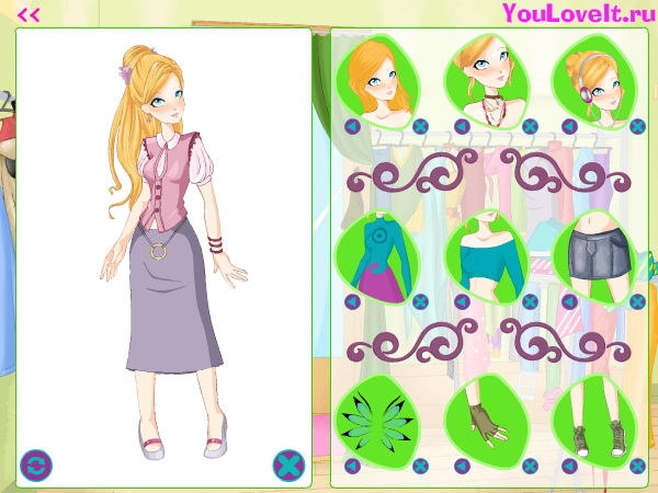 Новая игра Чародейки WITCH: Одевалка Корнелии