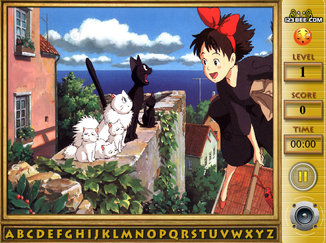 Kikis Delivery Service - Find the Alphabets