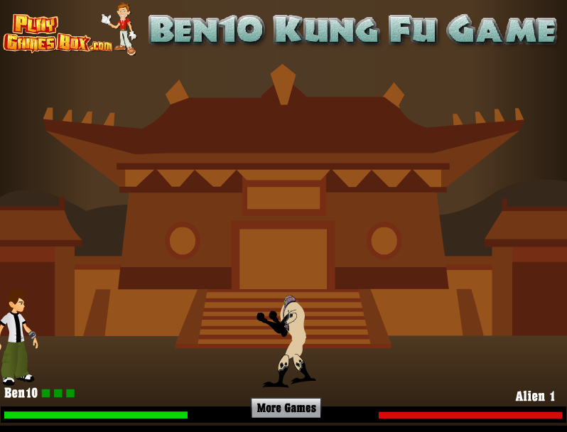 Ben10 Kung Fu Game